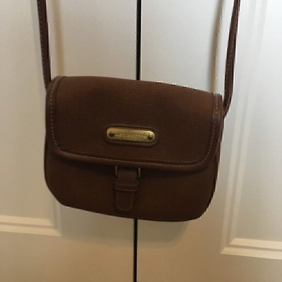 Vintage brown Liz Claiborne crossbody purse - Picture 4 of 16